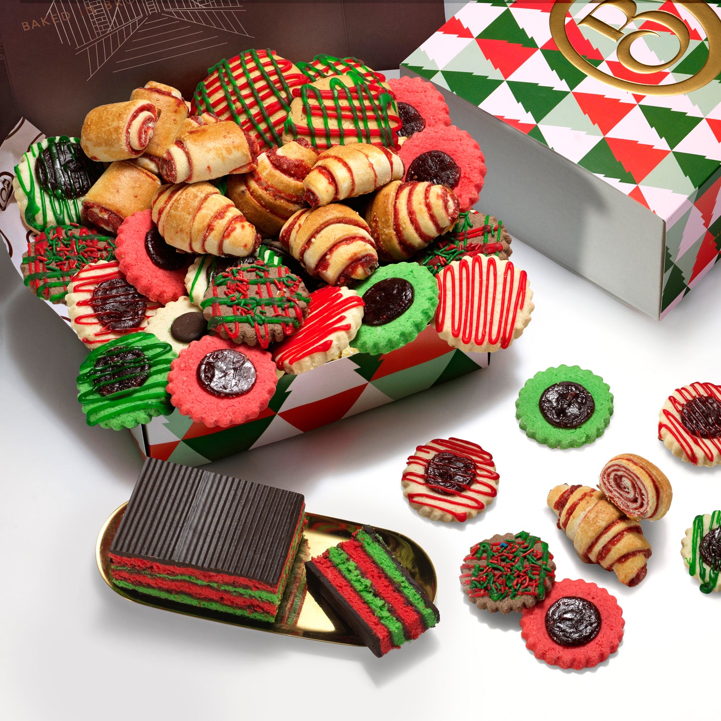 Christmas Gifts, Gourmet Christmas Cookies with 10FT Christmas Lights